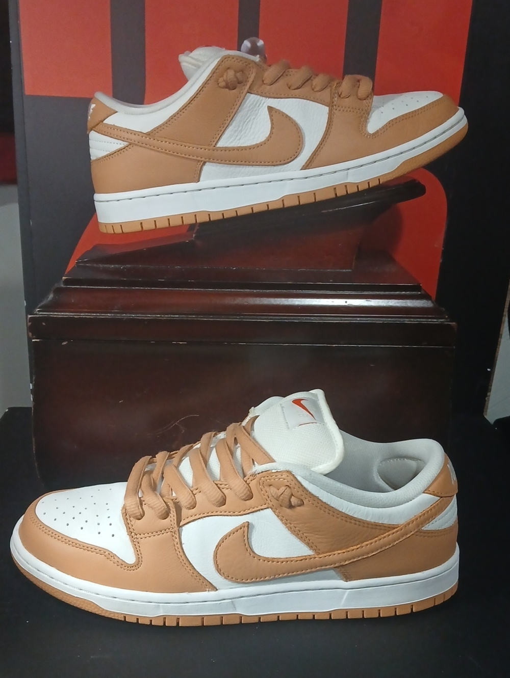 Nike SB Dunk Low Pro ISO "Light Cognac" (2022) Mens Size-10 100% AUTHENTIC!